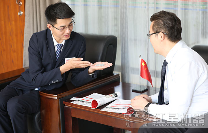 合作共贏，來(lái)廠客戶物料展示